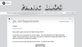 Panic Blog