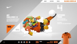 Nike Bloed Oranje Art Challenge