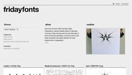 Friday Fonts